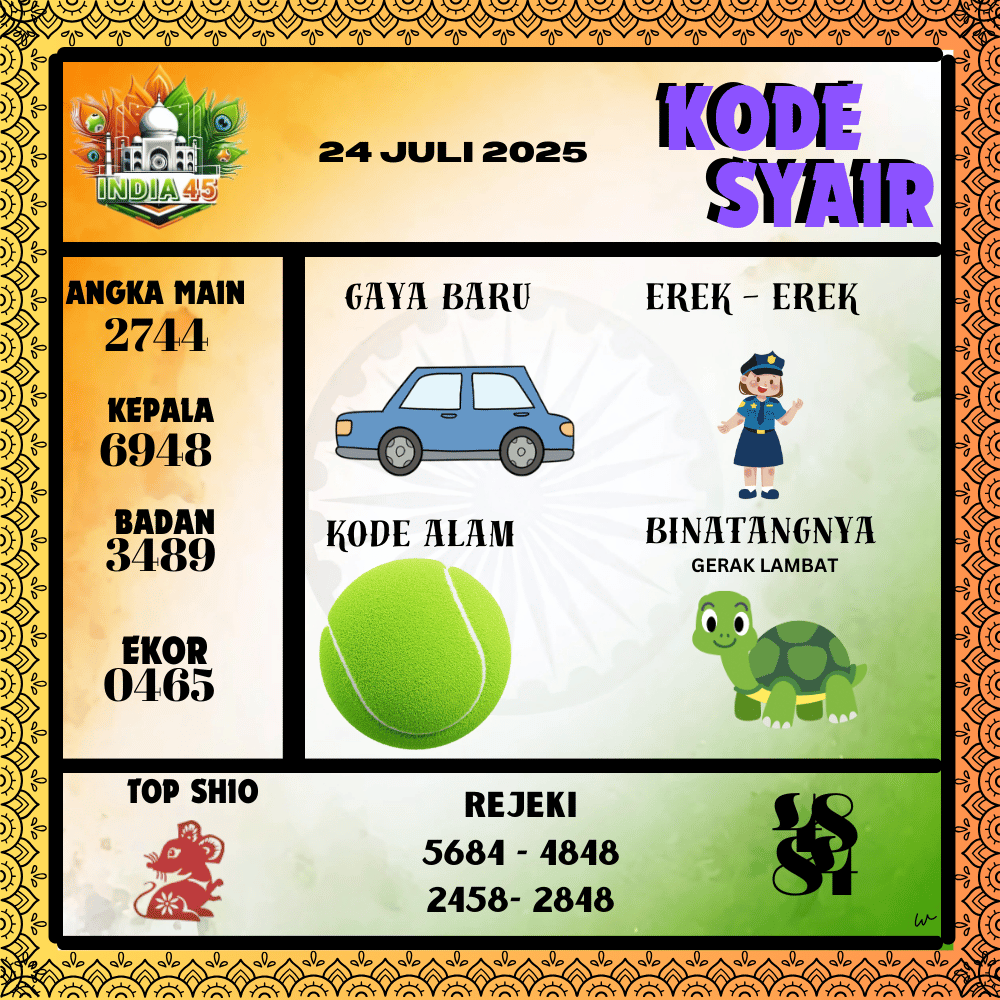 Kode Syair India Pools - Juli Pools